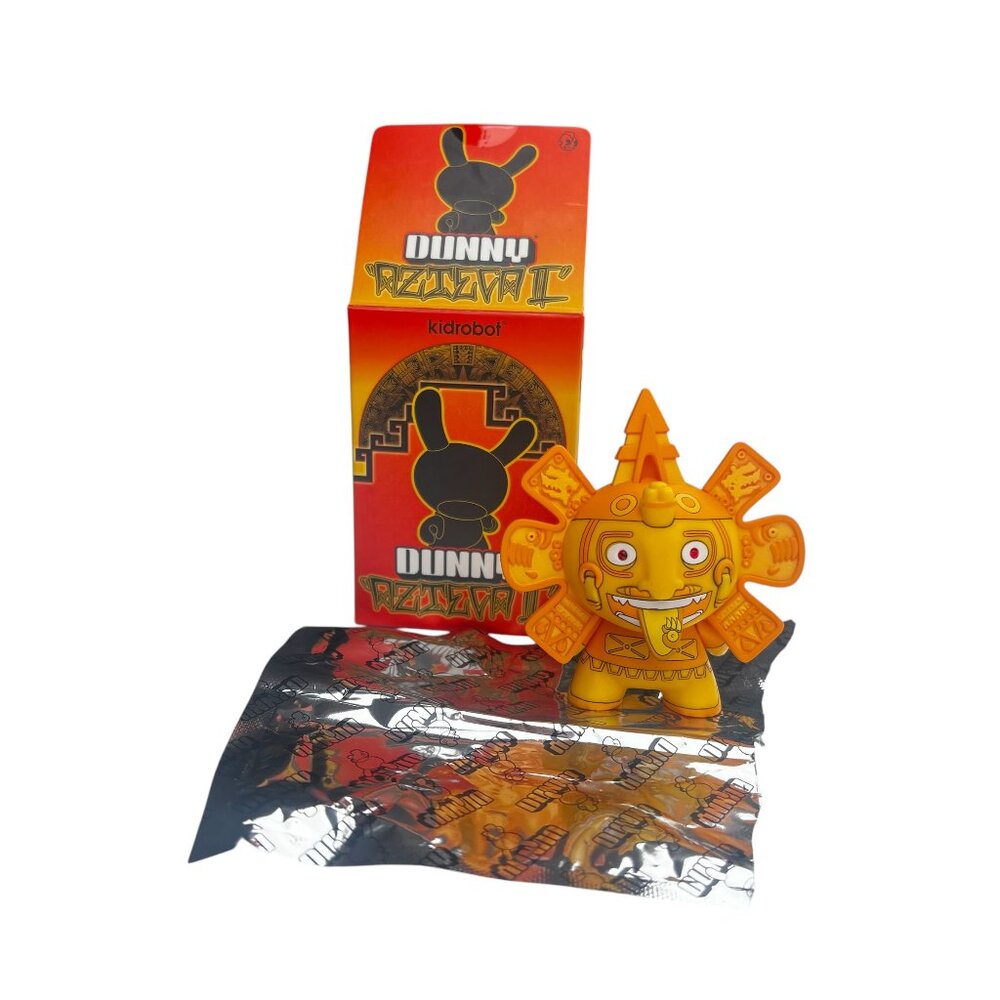 Kidrobot Gold Calendario Azteca Chase Dunny from Azteca II by The Beast Brothers